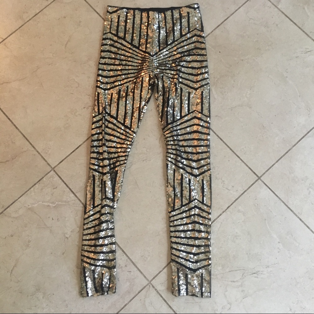 Gianni Bini Sequin Leggings